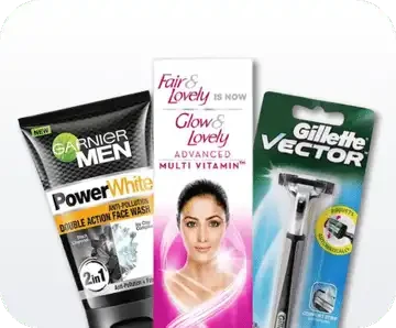 Facewash, Skin Cream & Razor